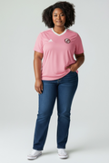 Pink football shirt