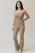 Beige jumpsuit