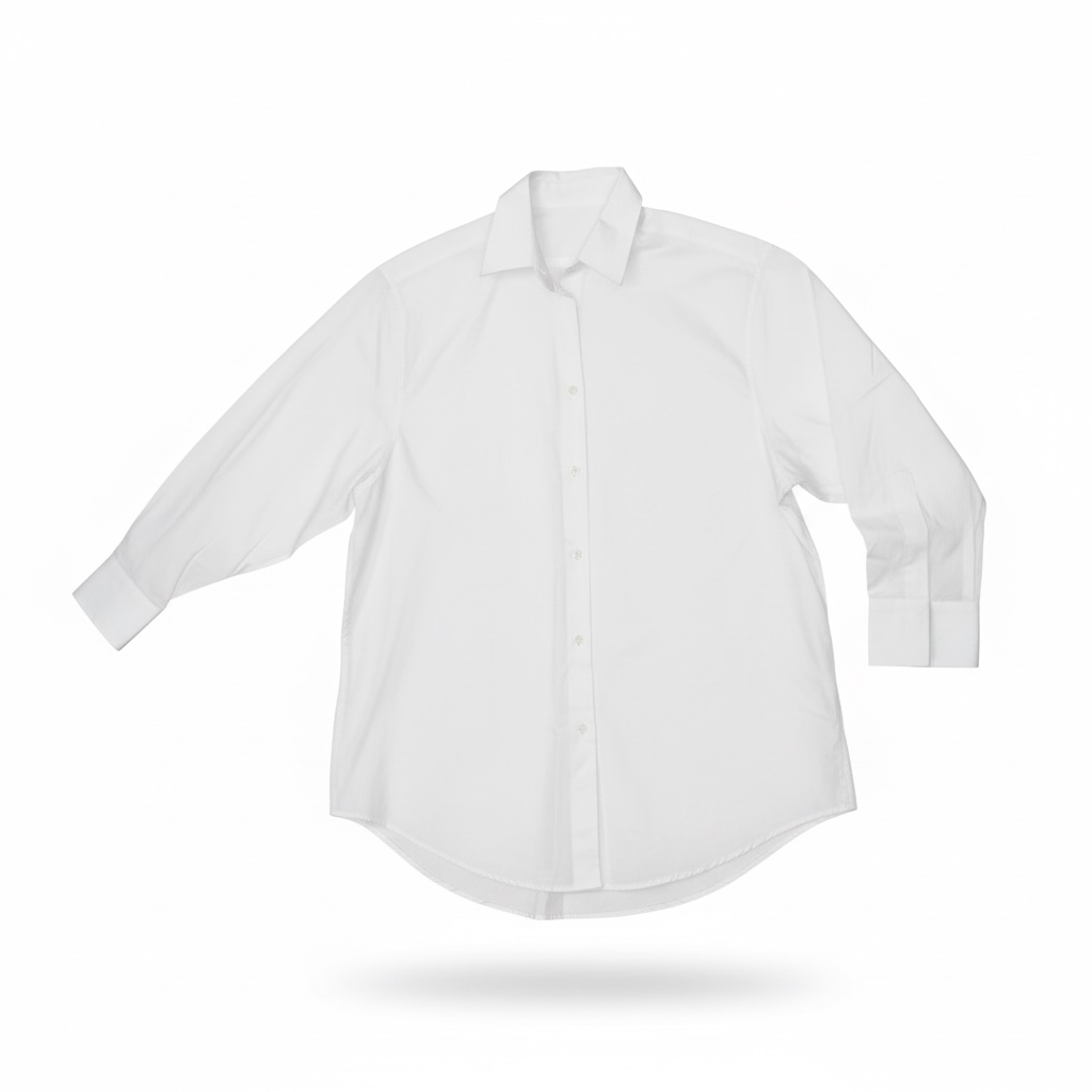 White oversized shirt