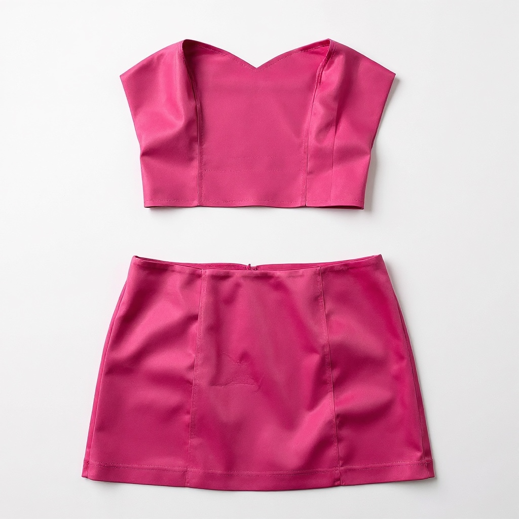 Pink two-piece