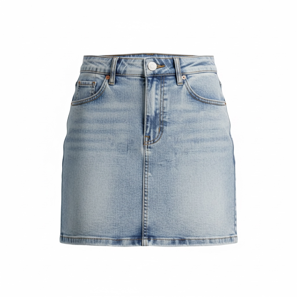 Light bleached Denim skirt