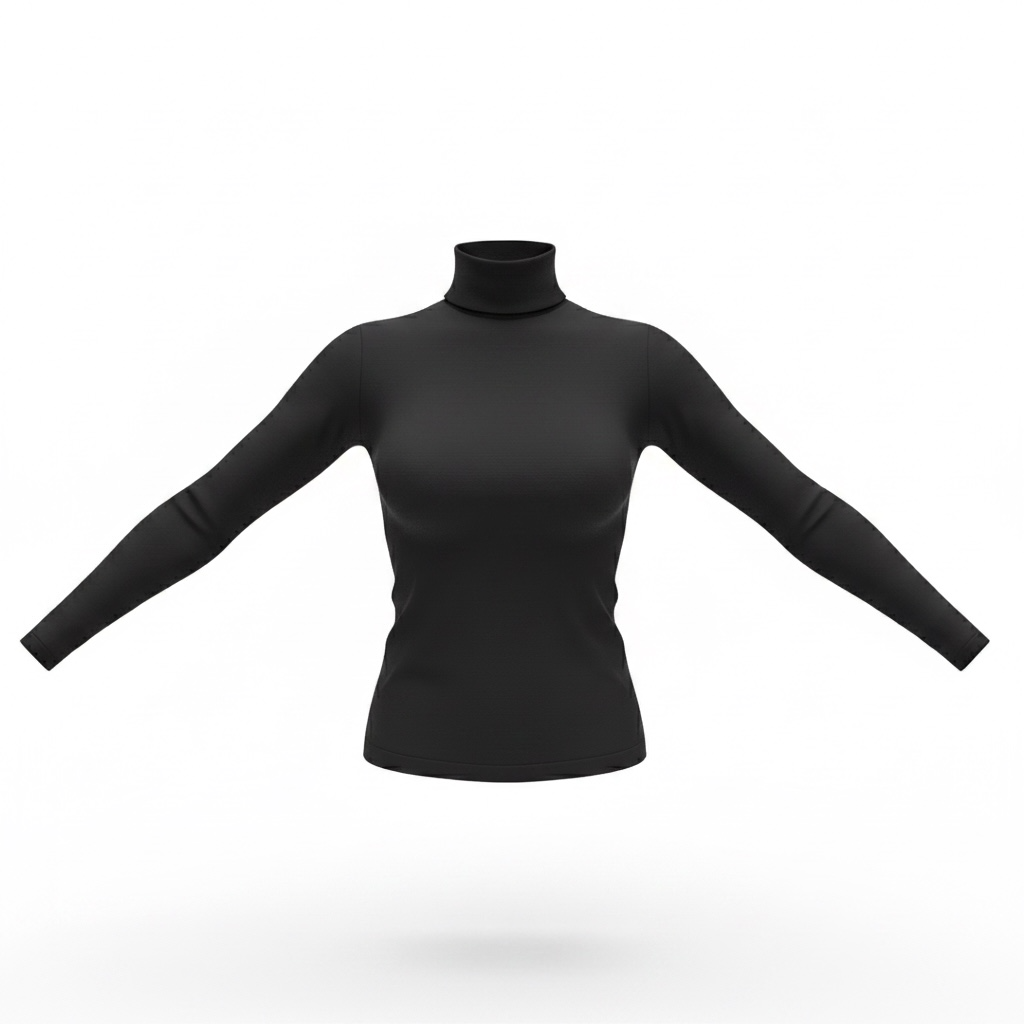 Black turtle neck - Size 16
