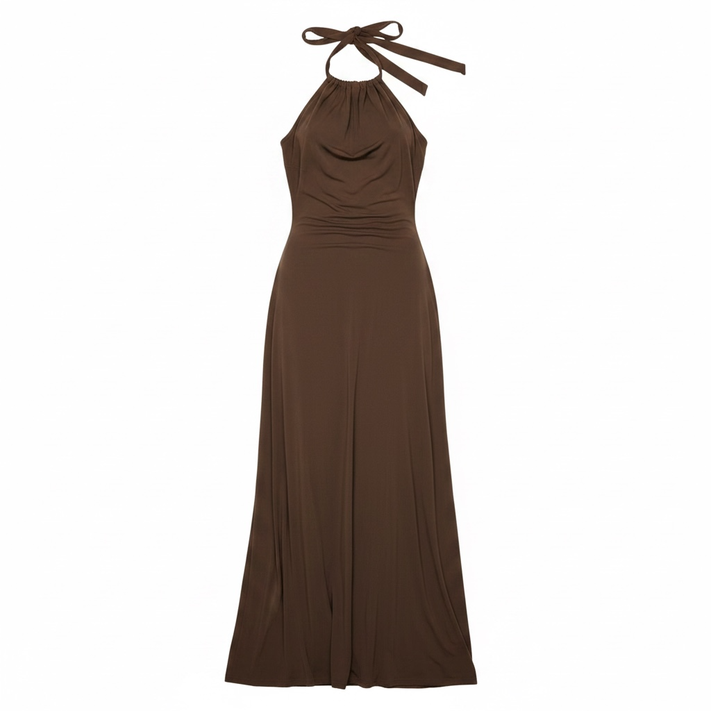Brown maxi dress - Size M/L