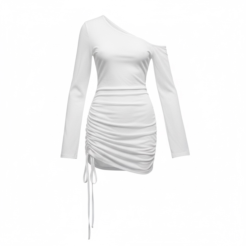 White stretchy dress