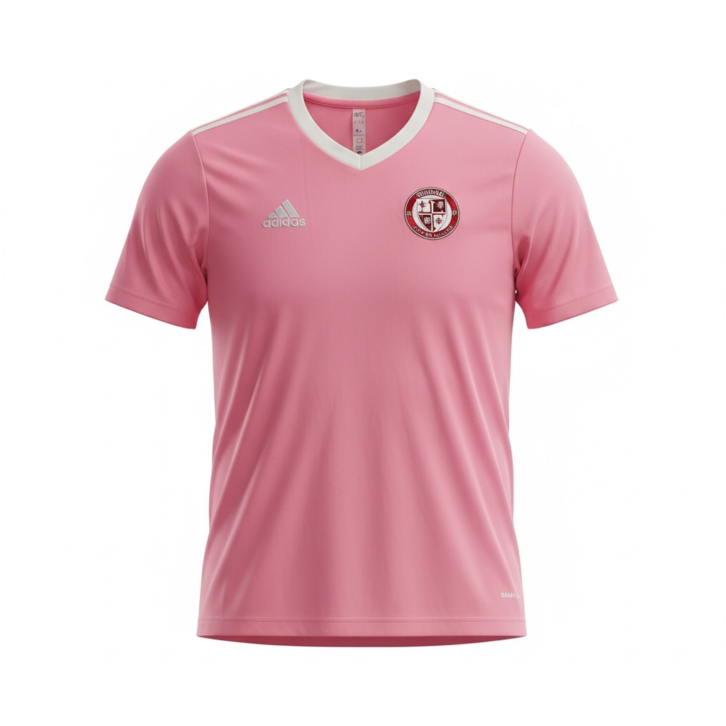 Pink football shirt