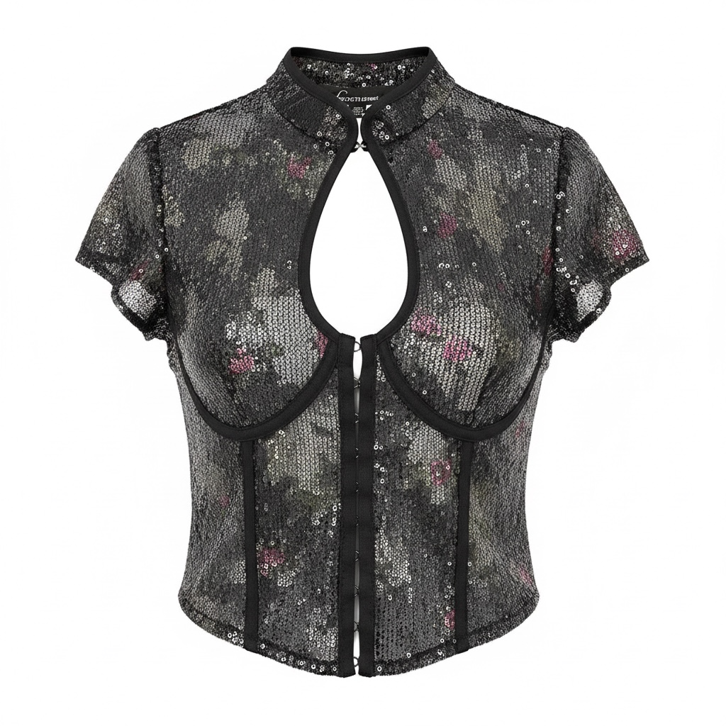 Sequins top - PLT : Size 14